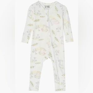 STAINF | 🐰 Bamboo Convertible Zip Easter Bunny Romper